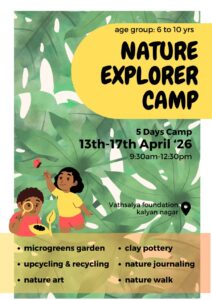 Bengaluru - Nature Explorer Camp - 13-17th April