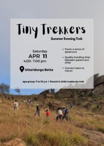 Bengaluru - Tiny Trekkers - Evening Trek - 11th April