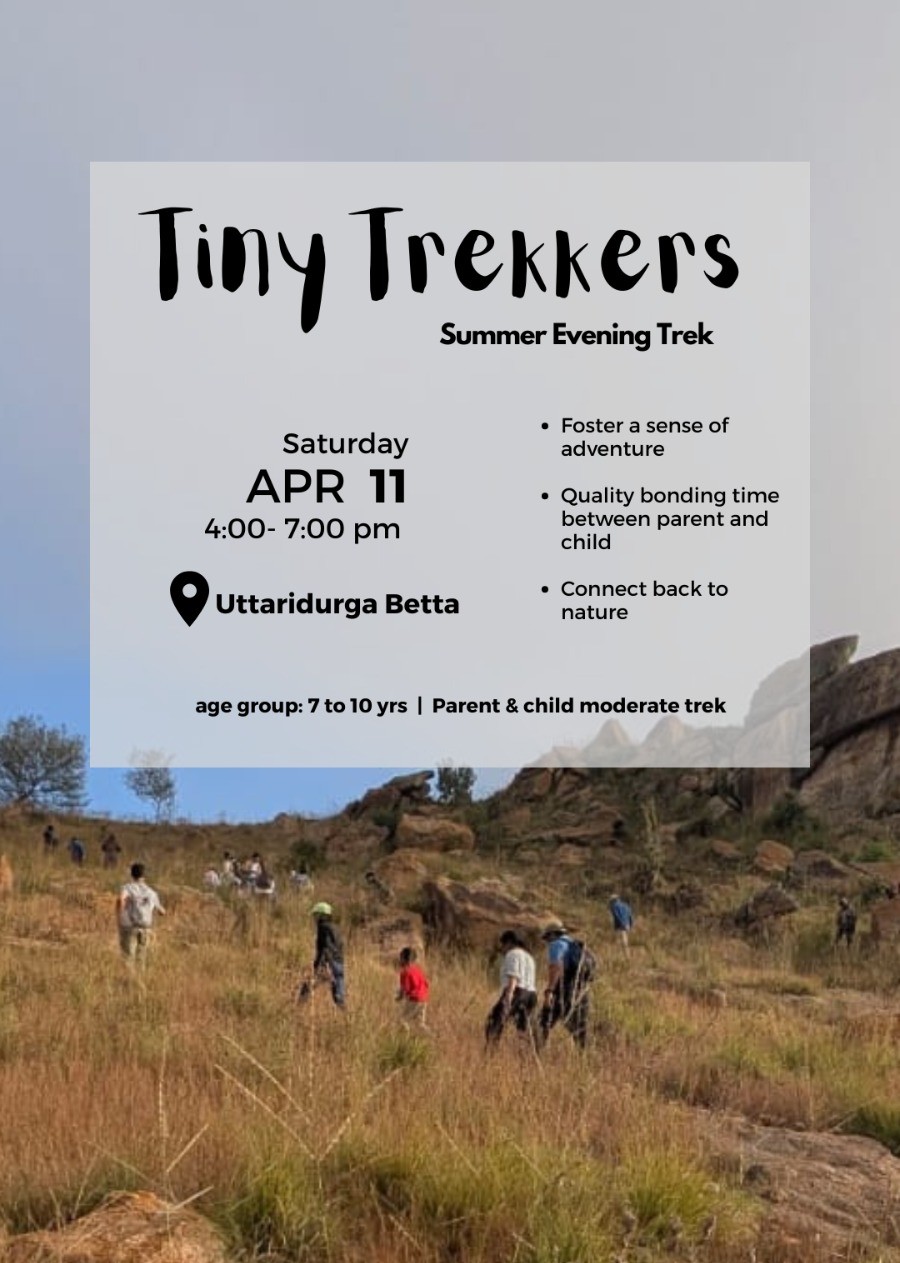Bengaluru - Tiny Trekkers - Evening Trek - 11th April